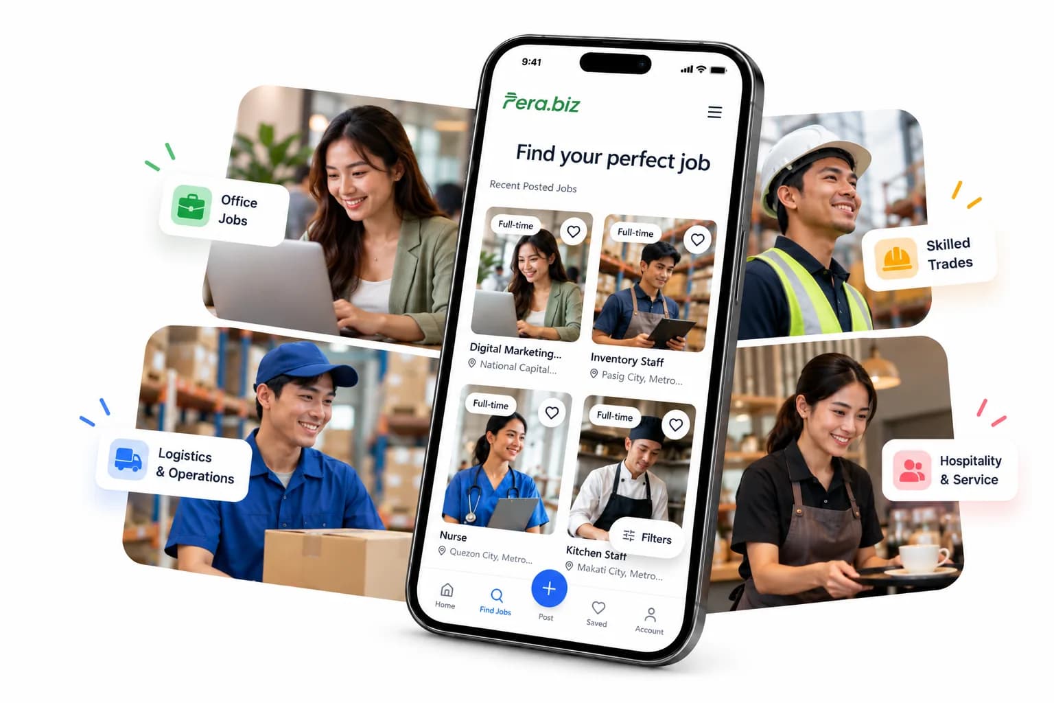 Browse jobs across specializations on Pera.biz